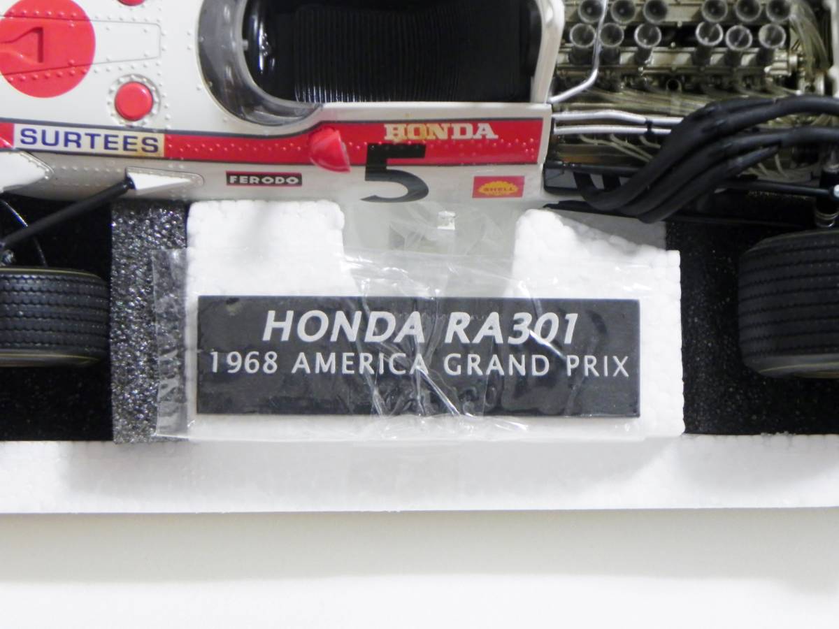 HDC限定 エブロ 1/20 ホンダ F1 RA301 #5 1968 アメリカGP HONDA 1968 AMERICA GRAND PRIX_画像10