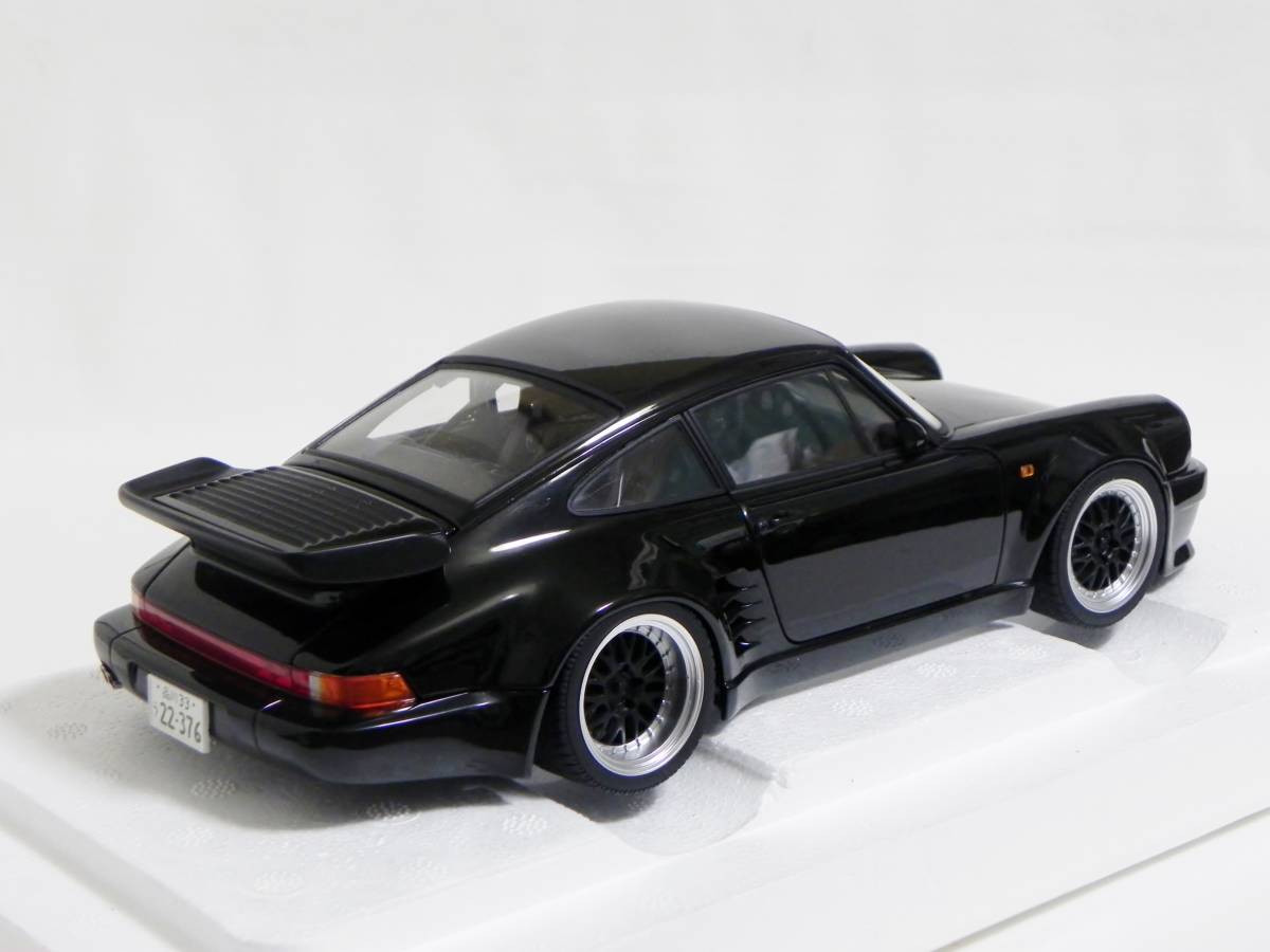 オートアート 1/18 湾岸ミッドナイト ブラックバード ポルシェ 911 930 ターボ 未展示 島 達也 の画像3