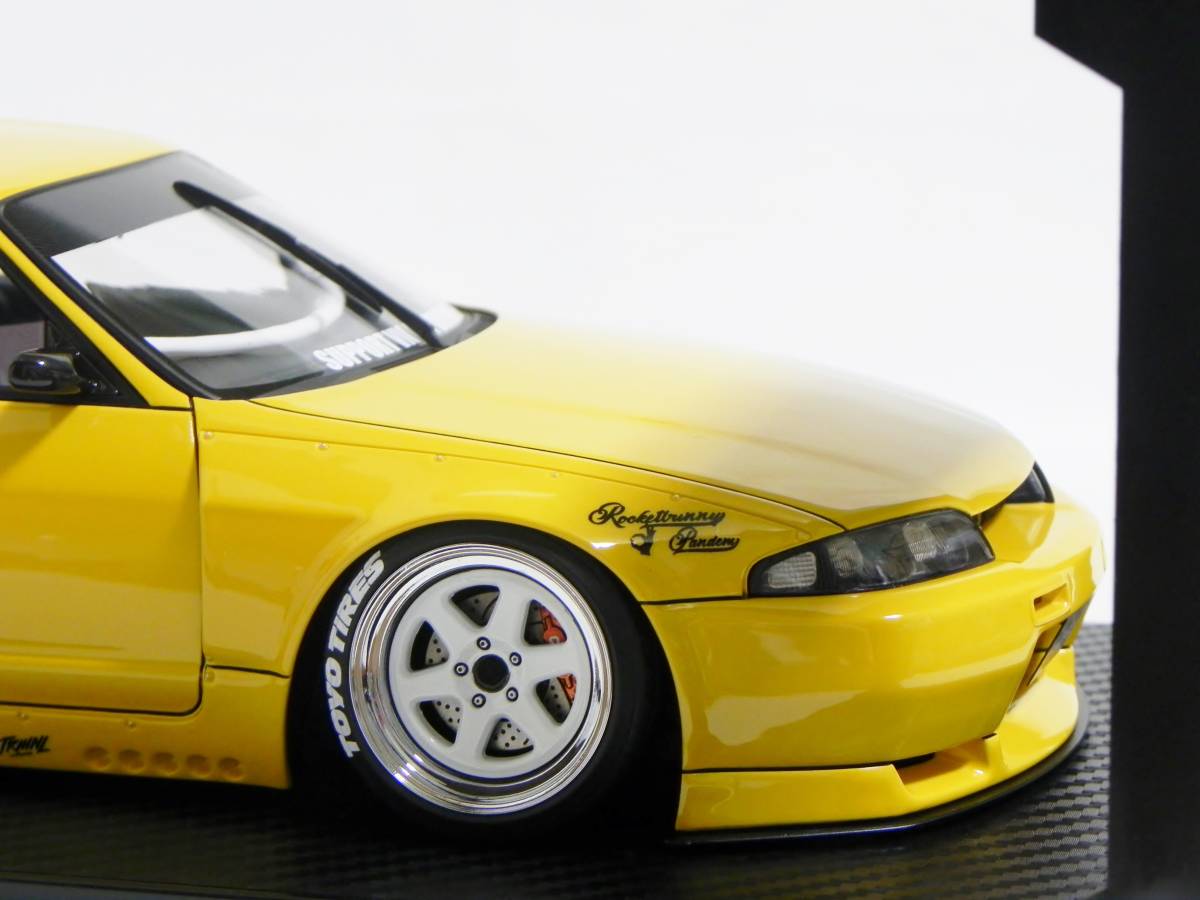 IG 3033 1/18 PANDEM GT-R (BCNR33) Yellow ignition model TRA IG 3033 1/18 PANDEM GT-R (BCNR33) Yellow ignition model TRA