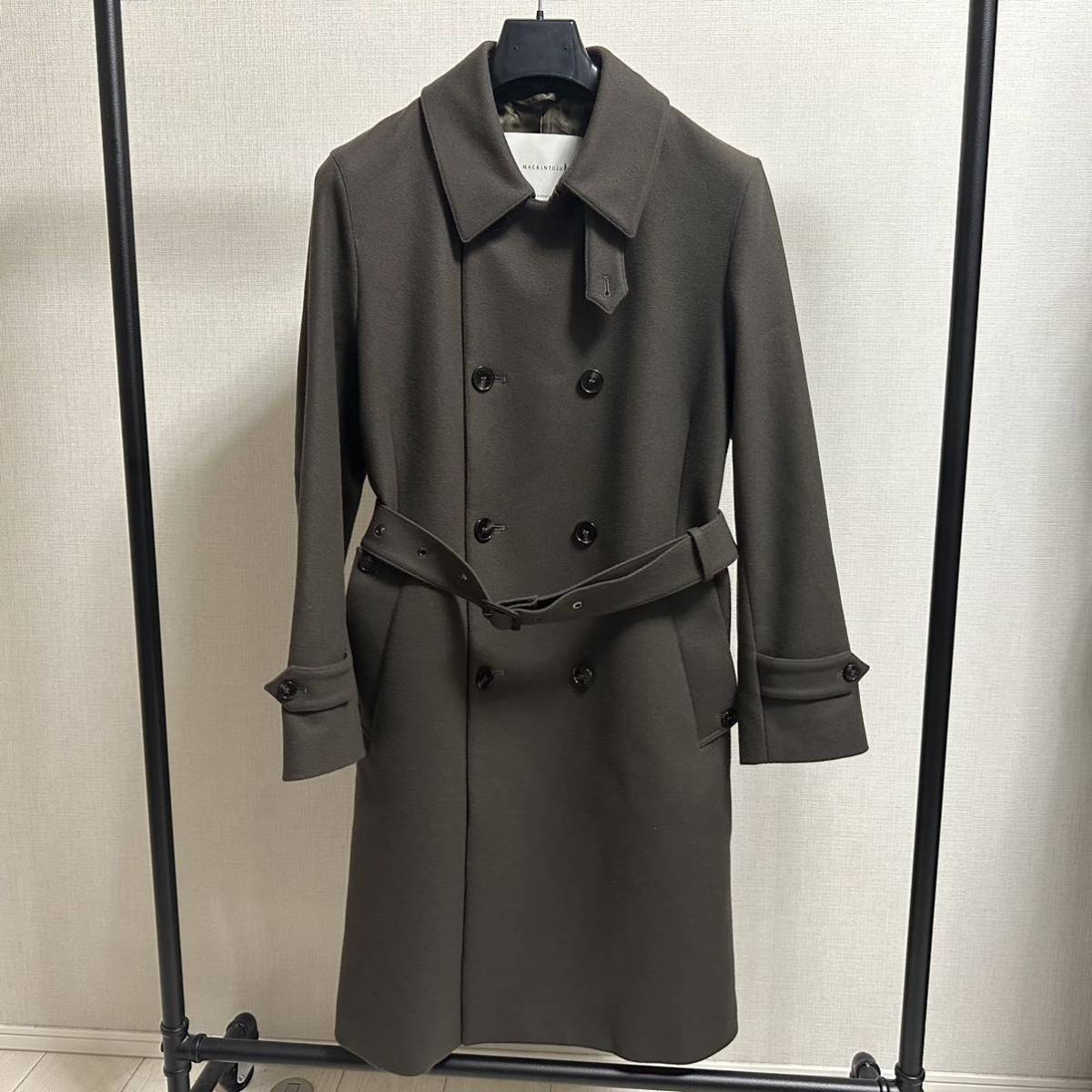 MACKINTOSH × BEAMS F別注 MONKTONトレンチコート オリーブ 36 MACKINTOSH × BEAMS F別注 MONKTONトレンチコート オリーブ 36