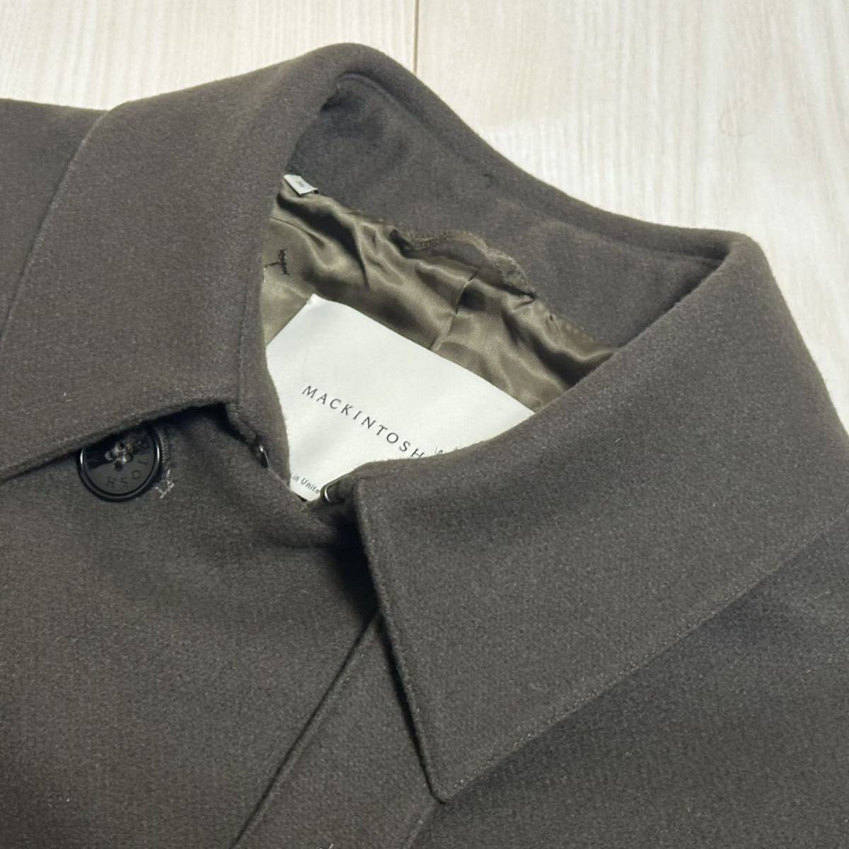 MACKINTOSH × BEAMS F別注 MONKTONトレンチコート オリーブ 36 MACKINTOSH × BEAMS F別注 MONKTONトレンチコート オリーブ 36