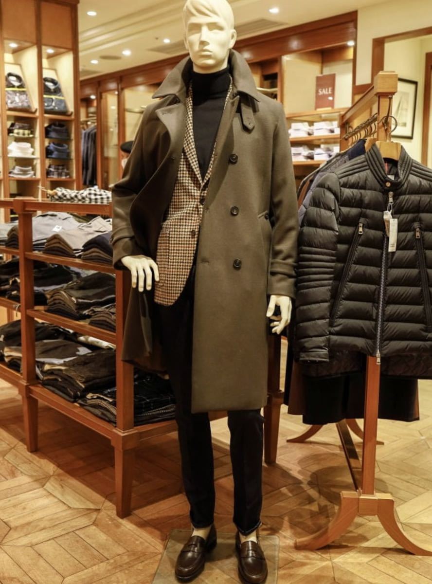MACKINTOSH × BEAMS F別注 MONKTONトレンチコート オリーブ 36 MACKINTOSH × BEAMS F別注 MONKTONトレンチコート オリーブ 36