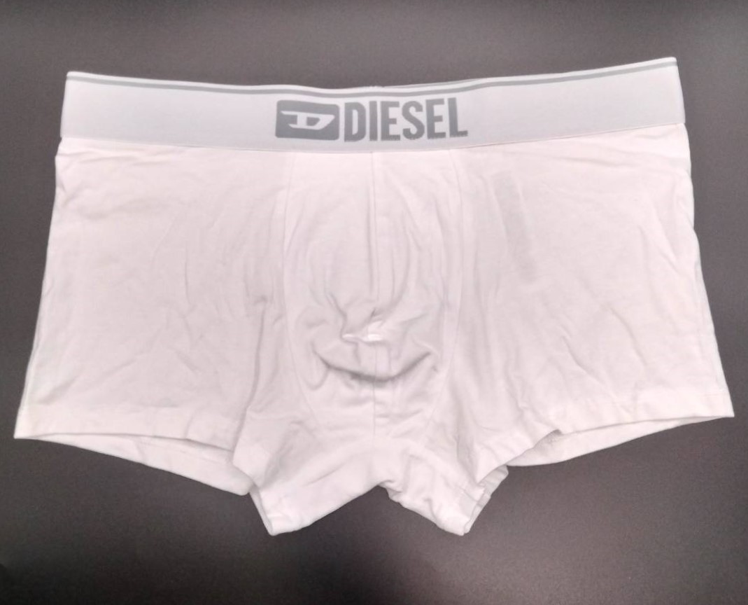 【Mサイズ】DIESEL(ディーゼル) ローライズボクサーパンツ White 1枚 メンズボクサーパンツ 男性下着 00ST3V