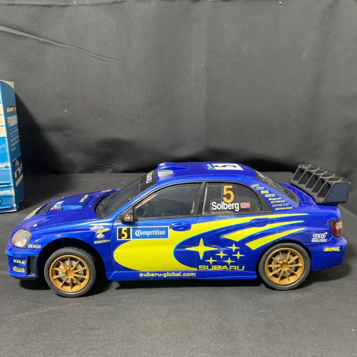 CCP 1/16 SUBARU IMPREZA WRC 2005 ラジオコントロールカー スバル インプレッサ 元箱 バッテリー 付き 動作確認済み ラジコン _画像2