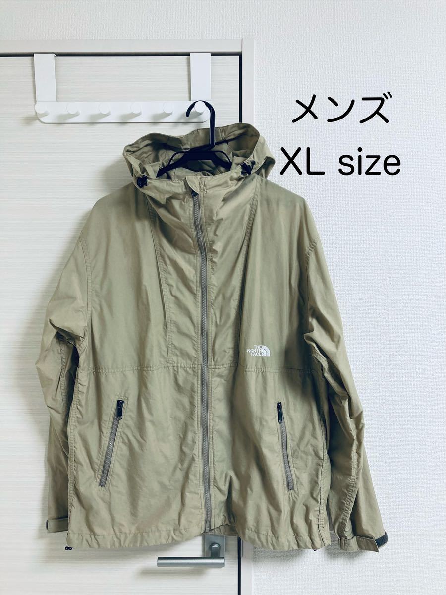 値下不可 ノースフェイス コンパクトジャケット XL ツイルベージュ