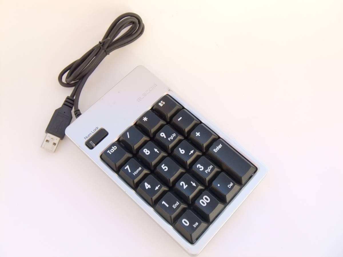 ELECOM USB кабель подключение цифровая клавиатура TK-BT3