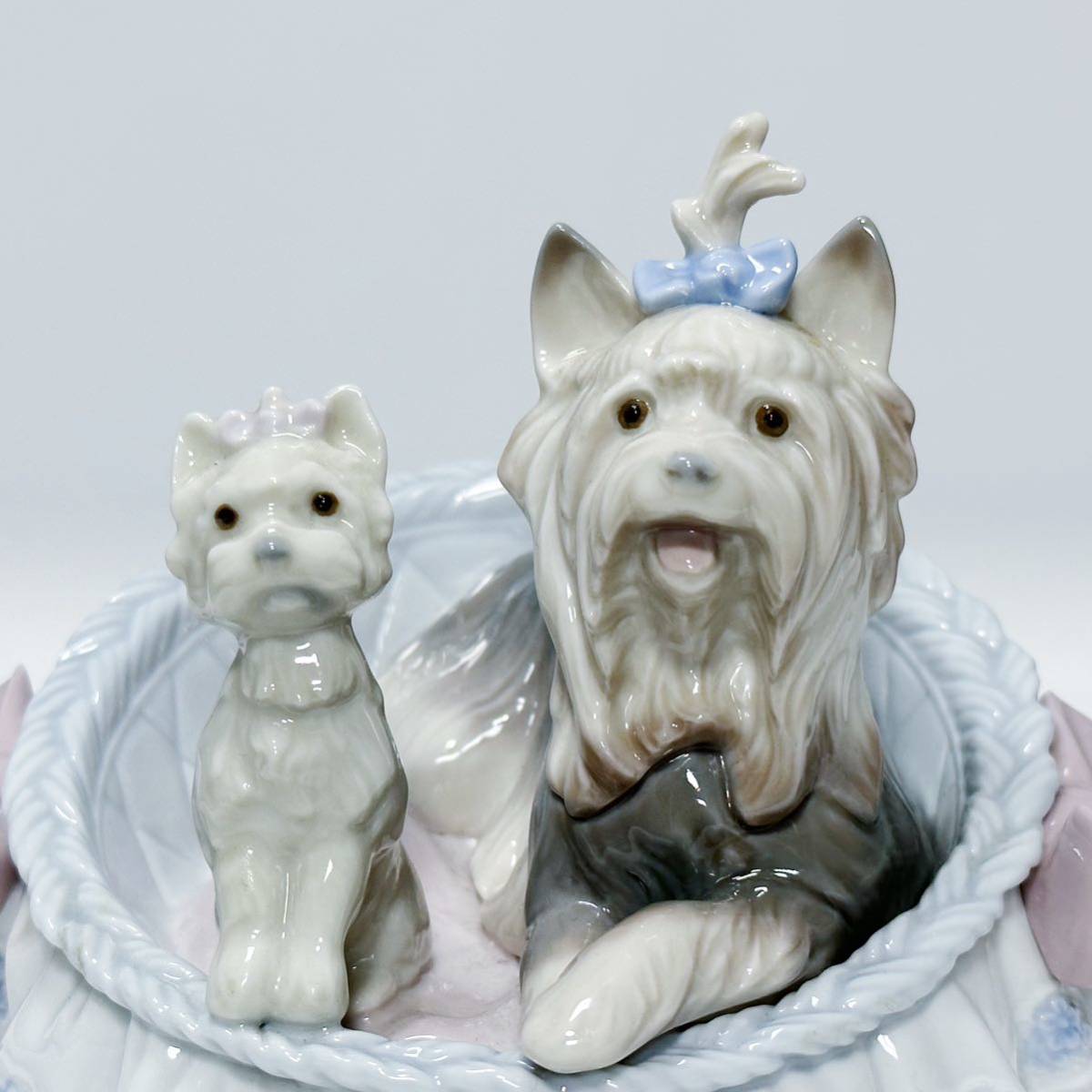 【絶版】LLADRO リヤドロ 陶器 犬 ヨークシャーテリア 6469 美品_画像10