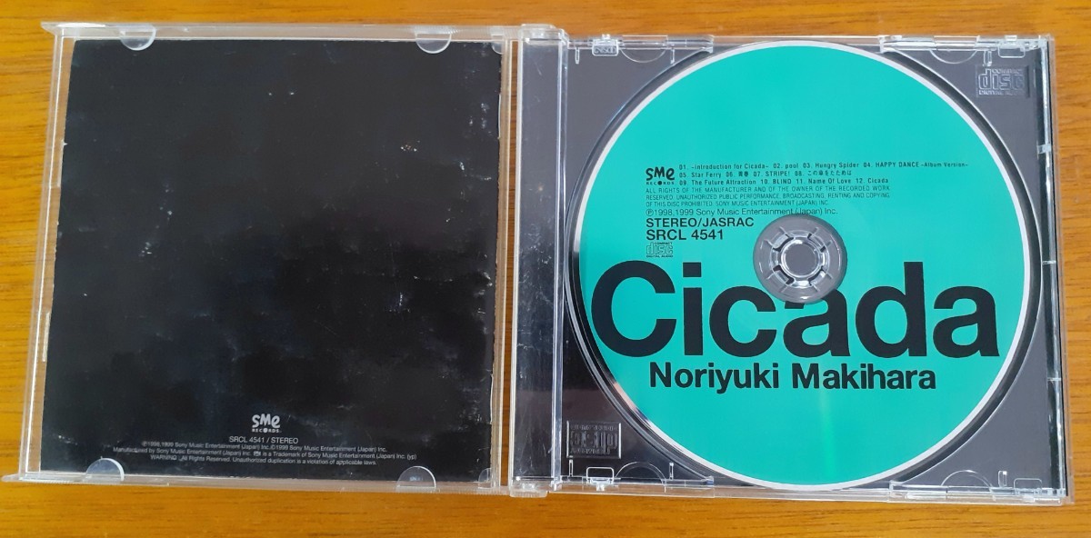中古品 CD 槇原敬之 Cicada 12曲 送料無料_画像3