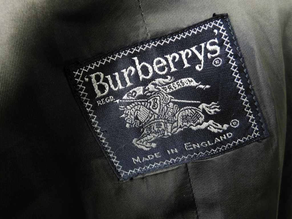 70s80s90 Vintage Burberrys Burberry SADDLE TWEED седло твид шерстяное пальто тысяч птица ..