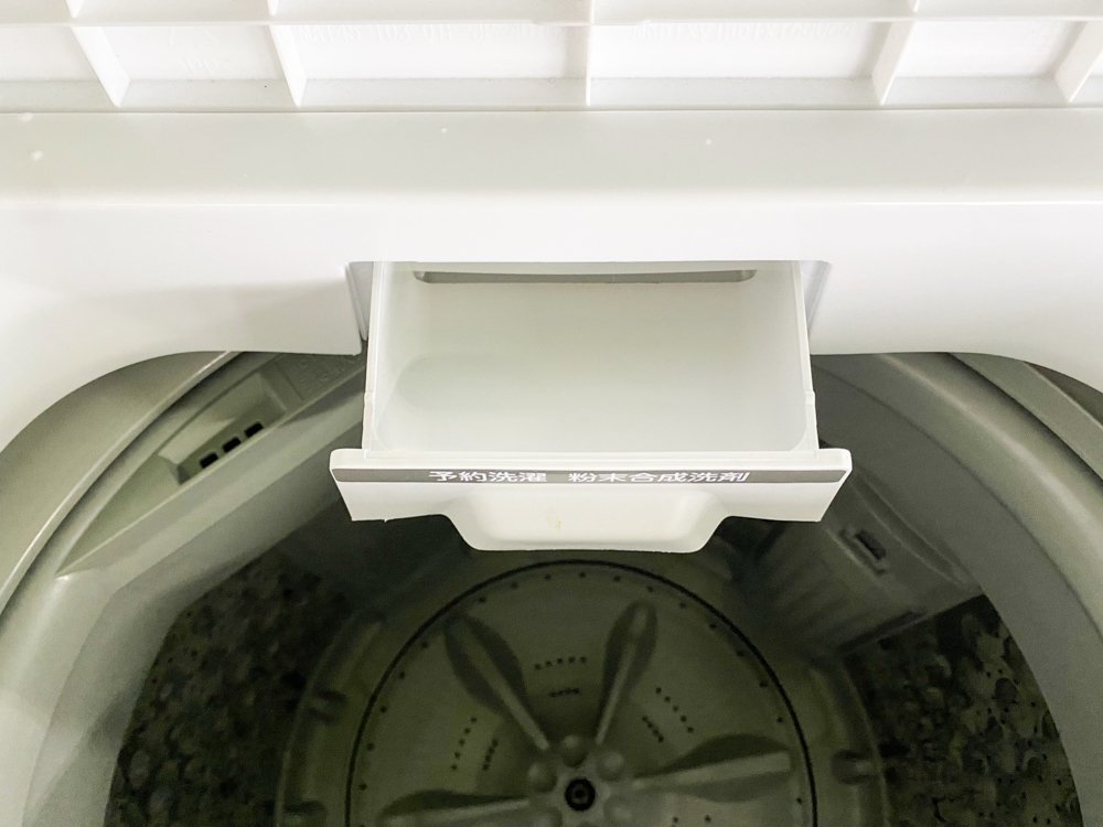 （M）直接引き取りのみ　美品　2021年製　東芝 全自動洗濯機 4.5kg ピュアホワイト AW-45M9 幅51.5㎝ ステンレス槽 槽洗浄・槽乾燥 縦型_画像8