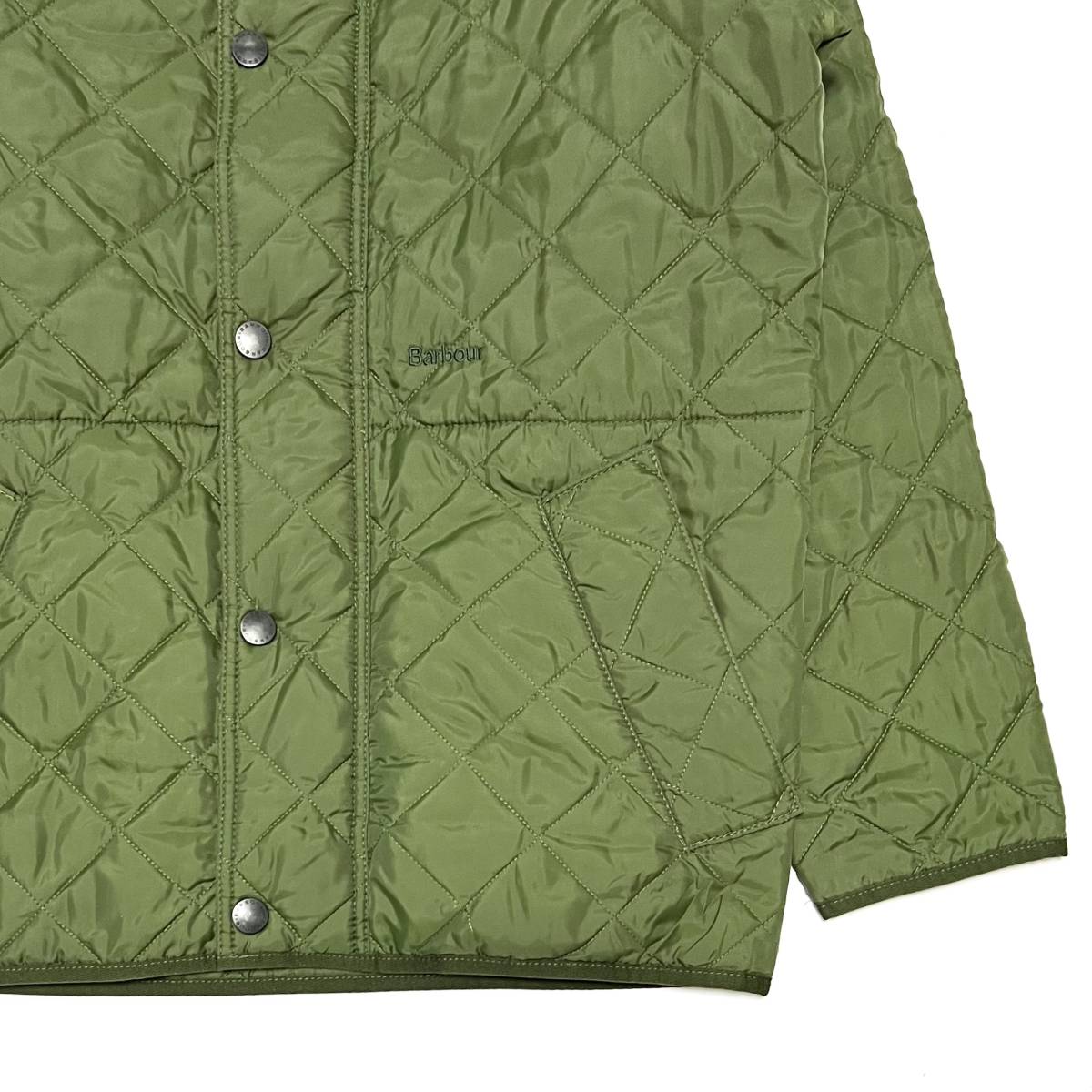 ヴィンテージ バブアー キルティング トランスポート ジャケット 中綿 90s 00s Vintage Barbour D307 Quilted Transport JKT Sage Green xs_画像5