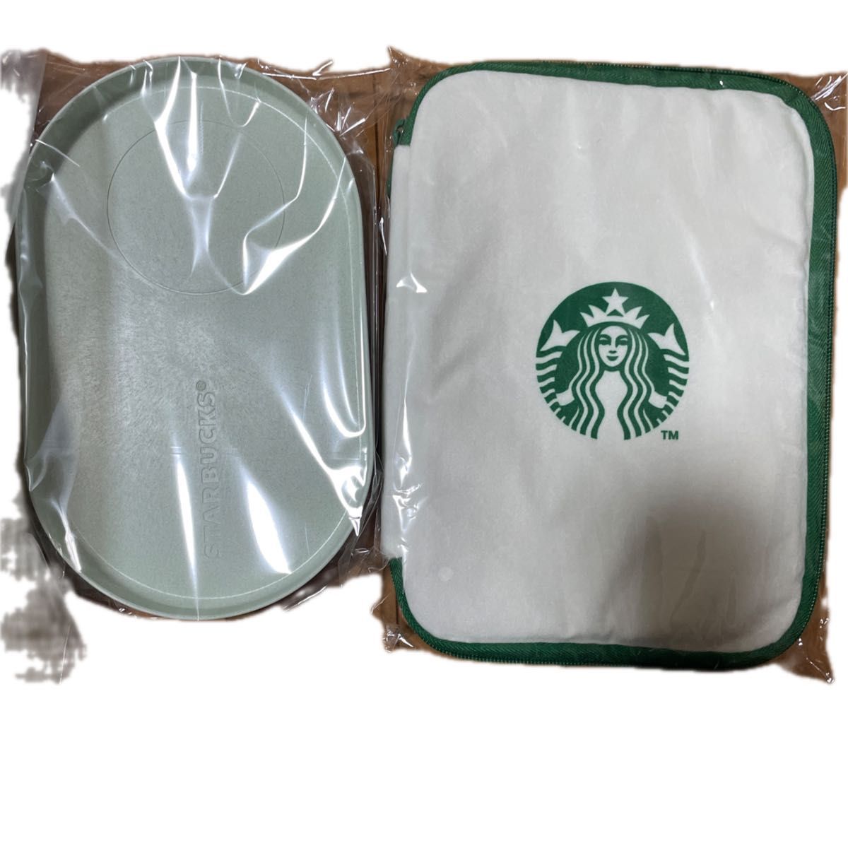 スターバックス STARBUCKS  マルチケースカフェプレート　トートバッグ　　3点セットです。バラ売り要相談