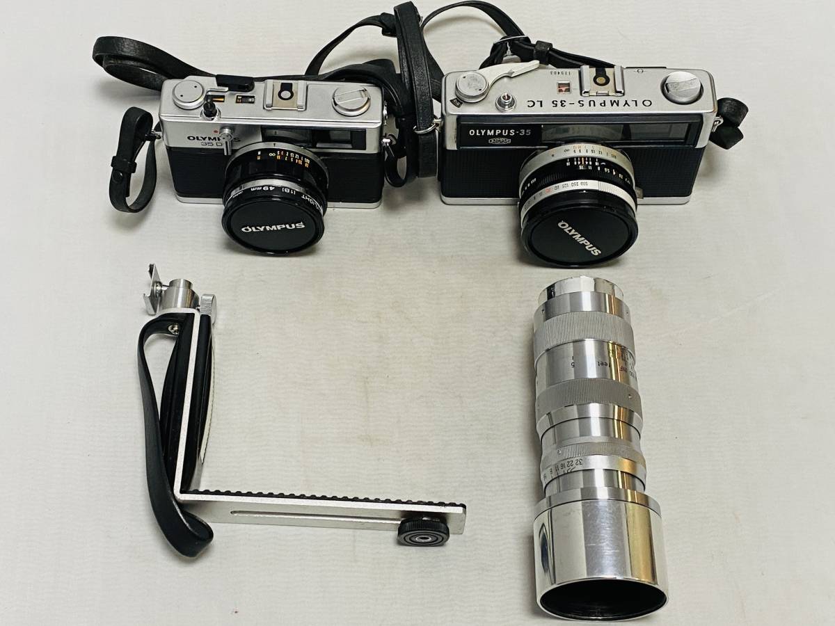 オリンパス OLYMPUS-35 LC 1:1.7 f=42mm /Olympus 35 DC F.ZUIKO f40mm 1:1.7 レンジファインダーカメラ/NIKKOR-Q.C 1:3.5 F13.5cm_画像1