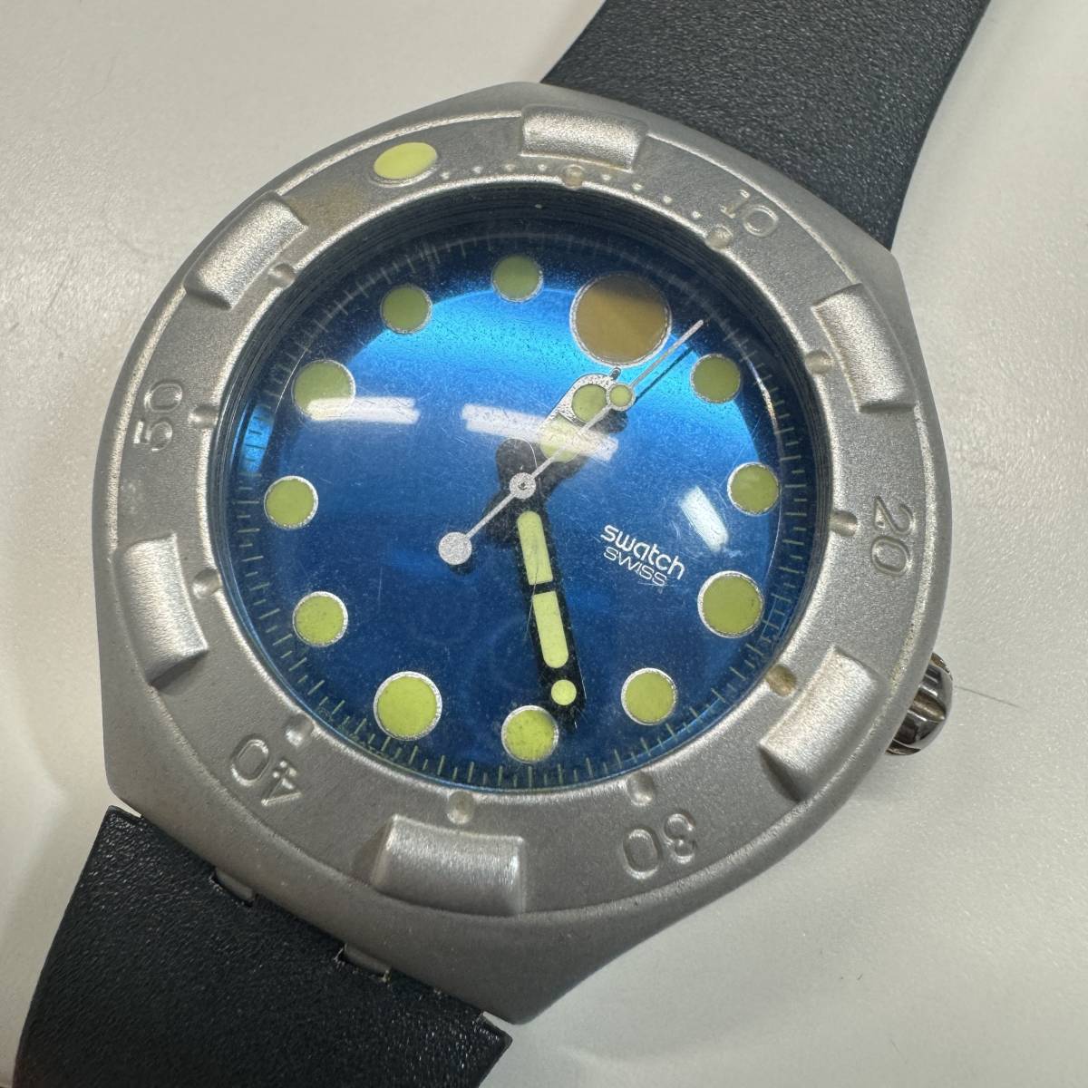 87902○スウォッチSwatch IRONY アイロニーSCUBA 200 クォーツメンズ