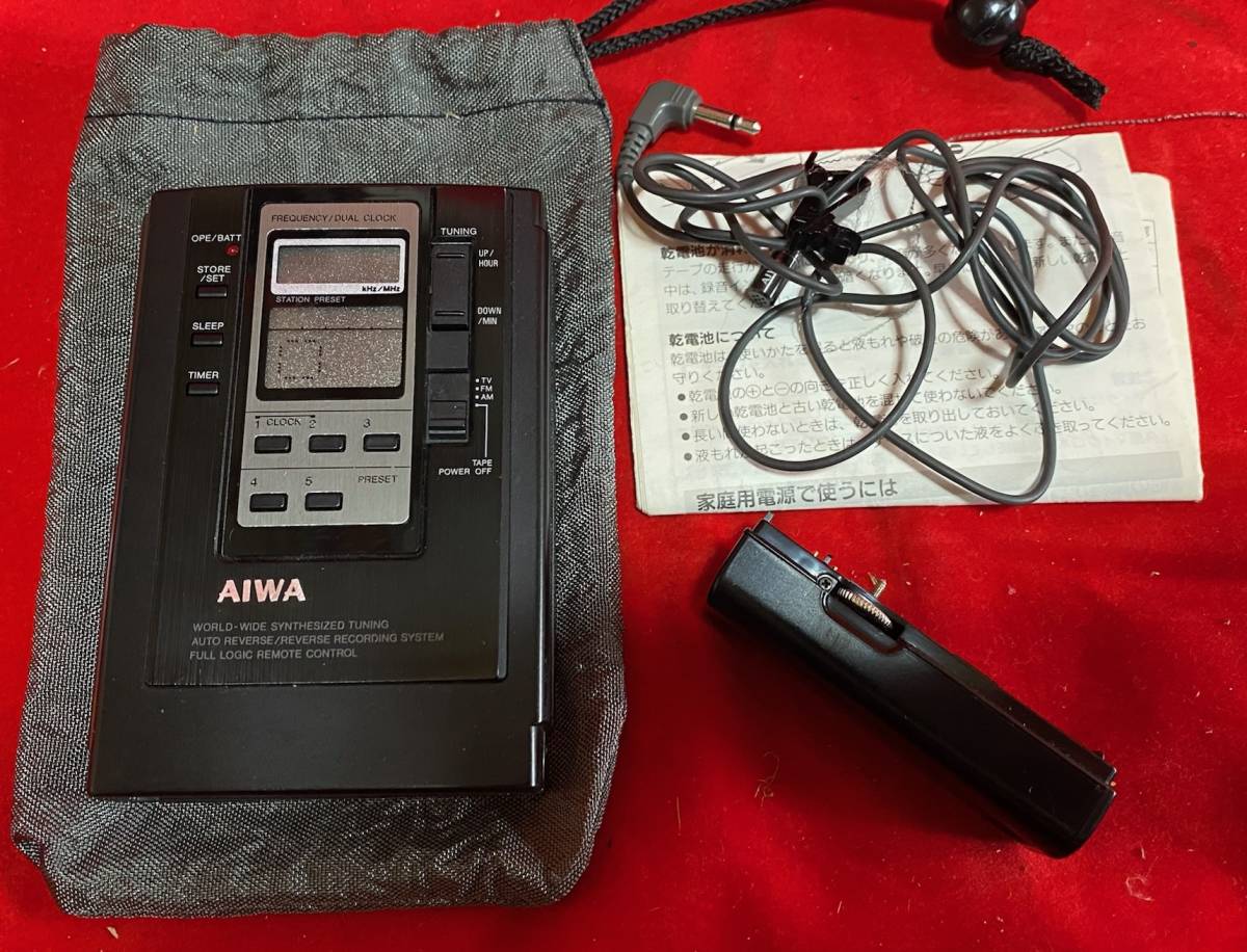 オーディオ機器　カセットウォークマン・ラジオ　AIWA/SONY　4点　検：ビンテージ　昭和レトロ　_画像2