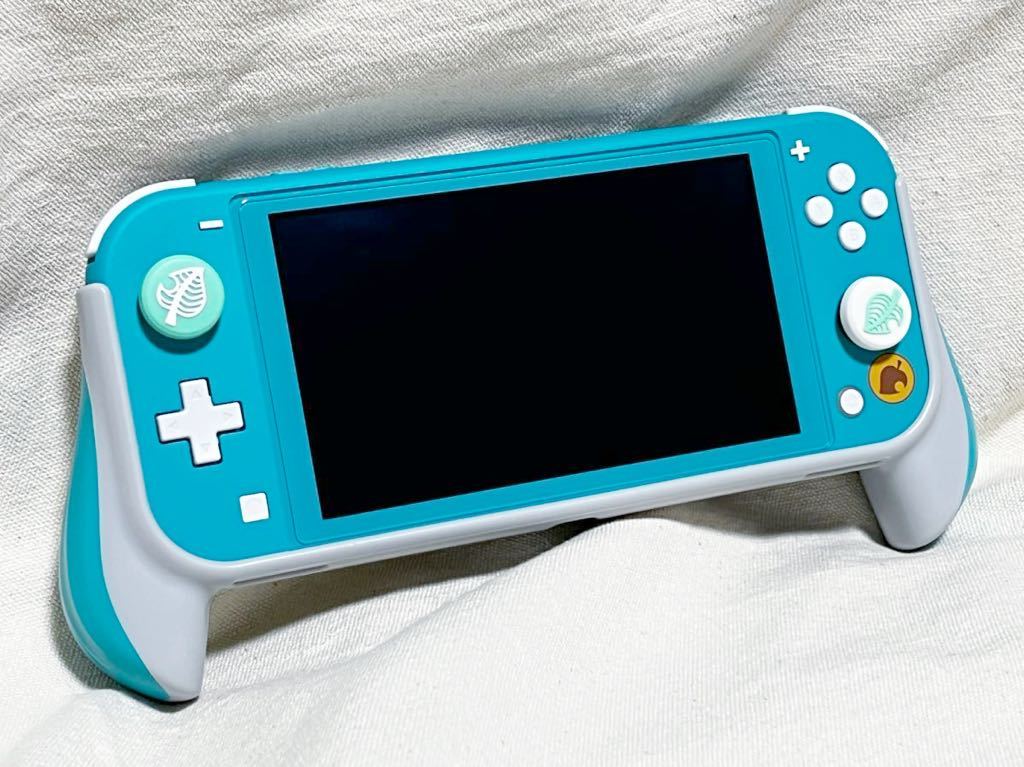 送料無料 本体初期化済み Nintendo Switch Lite 〜まめきち&つぶきちアロハ柄〜 2023年11月ヨドバシ購入 押印保証有 ニンテンドースイッチ_画像9