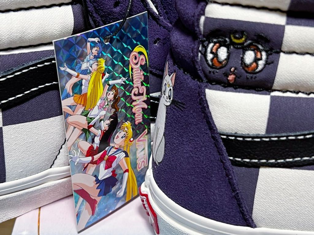 送料無料 27cm VANS x 美少女戦士セーラームーン スケートハイ US9 新品未使用 pretty guardians sailor moon Sk8-Hi ルナ アルテミス