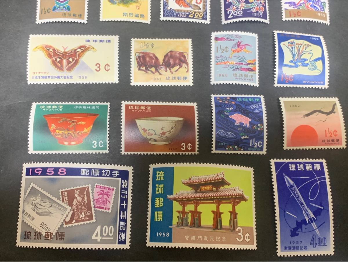 21枚おまとめ！ 切手バラ 色々 琉球郵便 美品 同封可能 ア221_画像4