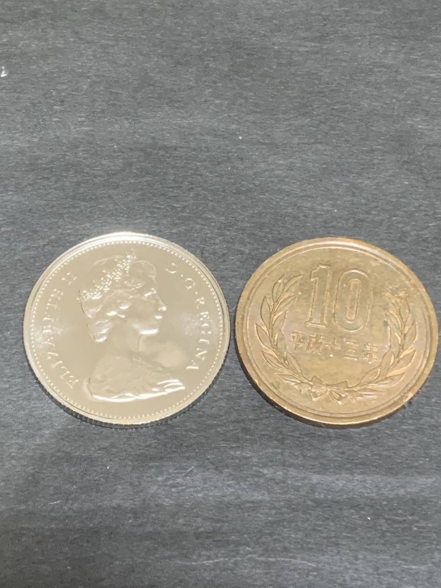 カナダ 1975年 25セント 硬貨 美品 ア123_画像5