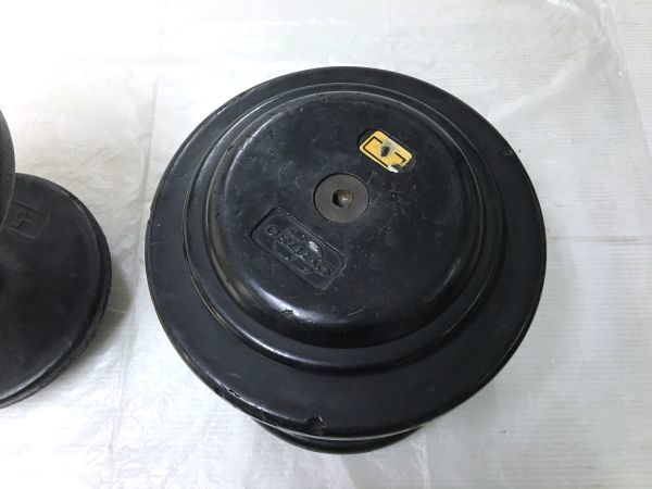 ◆引取推奨(大阪)◆gym80 15kg ダンベル 2個セット エクササイズ用品 (一個約寸W250xH210xD210mm/総量約30kg) 現状品_画像9