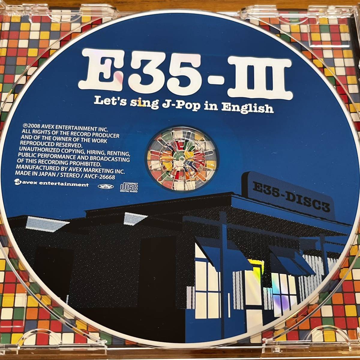 帯付き CD 3枚組 E35 英語で歌おう J-Pop ボビー・コールドウェル ボビー・キンボール スティーヴ・ルカサー ディスク良好_画像5