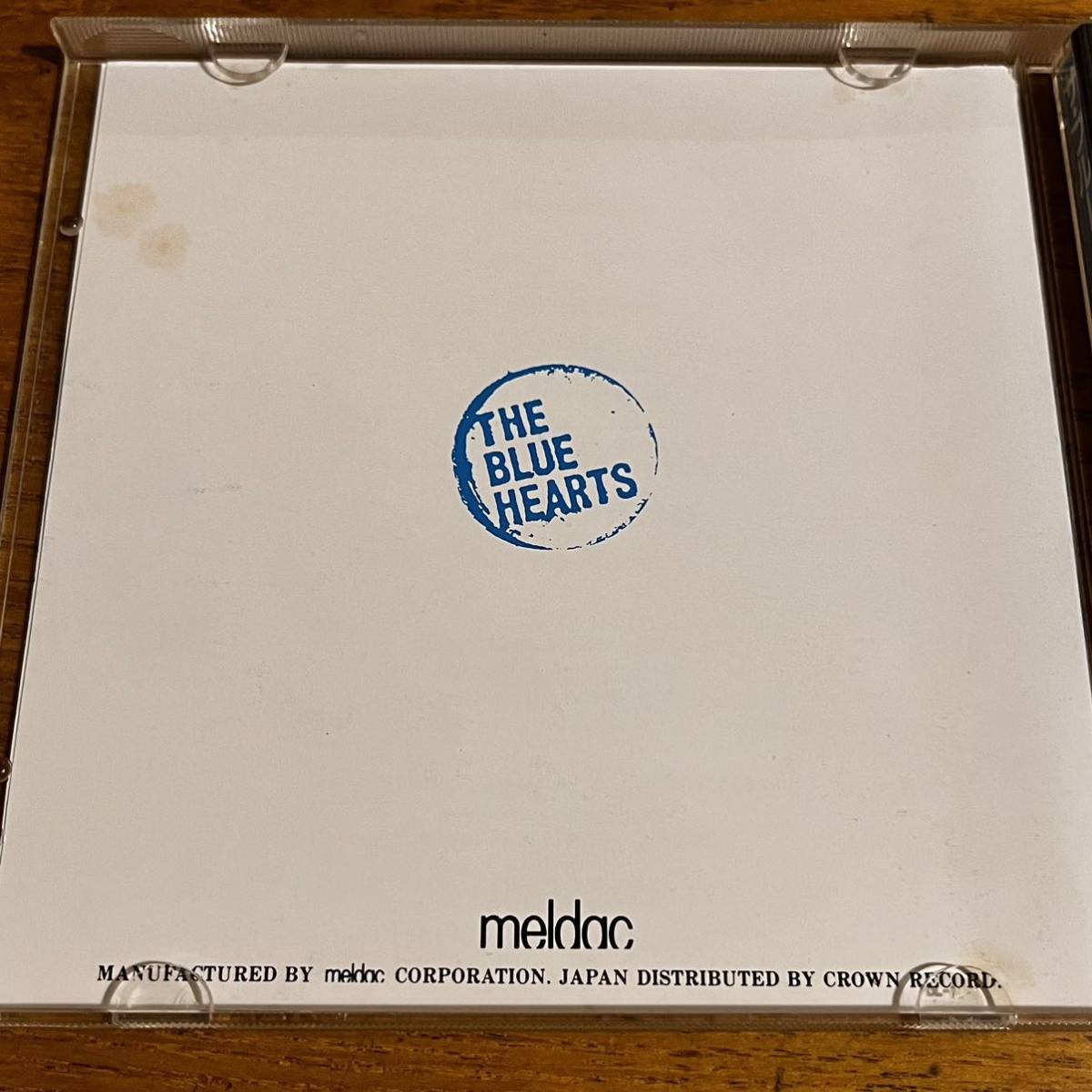 CD THE BLUE HEARTS ザ・ブルーハーツ ディスク良好 MED-20 87年 1STプレス 甲本ヒロト 真島昌利 _画像2