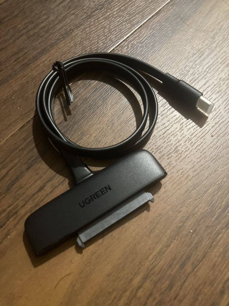 UGREEN sata usb 変換ケーブル SATA USB 変換アダプタ 2.5インチ SSD/HDD用 USB3.1 USB-C 変換アダプター_画像2