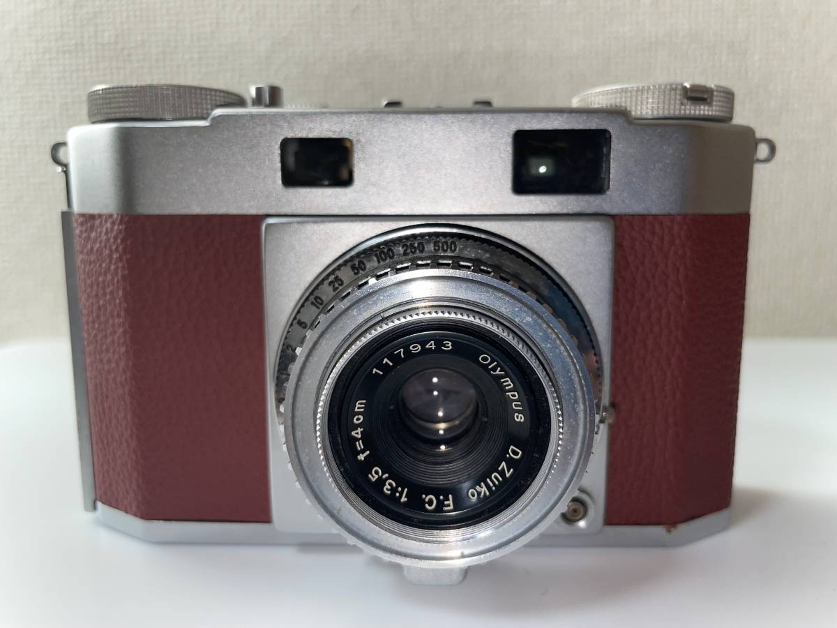 【返品保証】【動作確認済み】オリンパス OLYMPUS35K+D.Zuiko F.C. 1:3.5 F=40m【電池不要です】【クラシックフィルムカメラ】【送料無料】_画像1