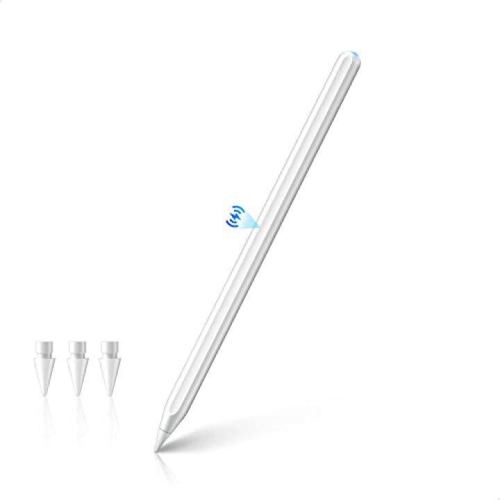 ＊kyoka S3 iPadペン スタイラスペン 磁気吸着充電 急速充電 超高感度 Applepencil2の互換品_画像1