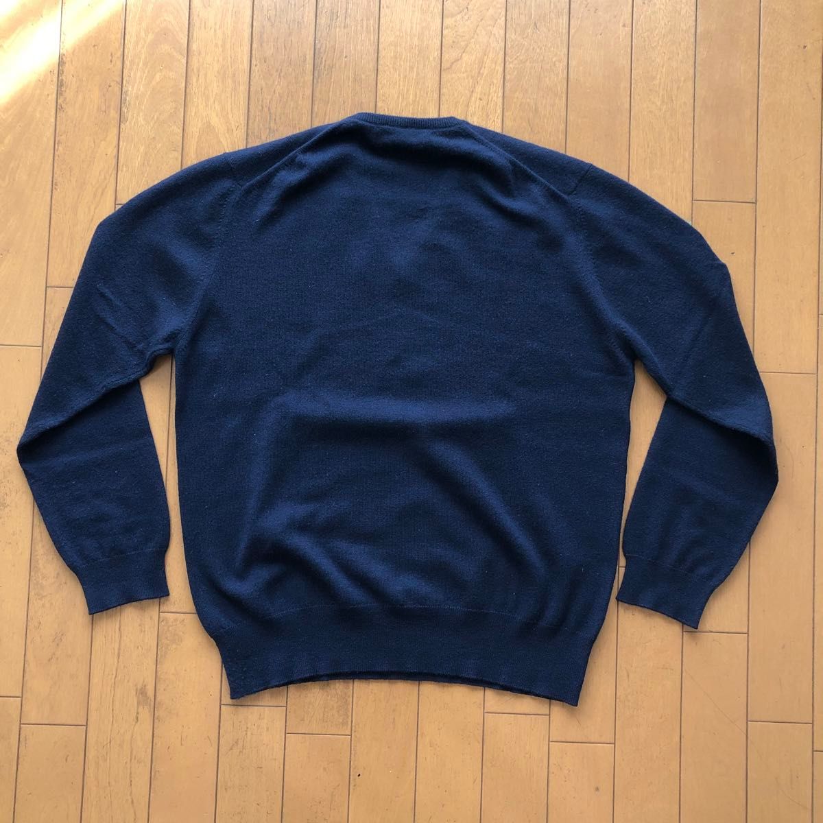 Johnstons of Elgin カシミア ニット セーター ネイビー 42 Johnstons of Elgin カシミア ニット セーター ネイビー 42