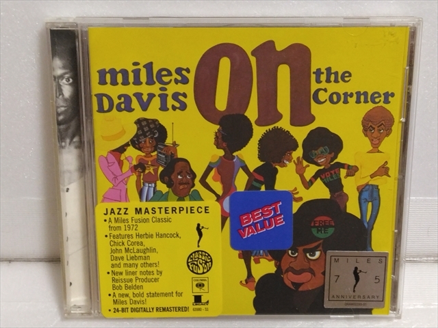 Miles Davis / マイルス・デイビス　On The Corner / オン・ザ・コーナー　24 bit Digitally Remasterd　輸入盤_画像1