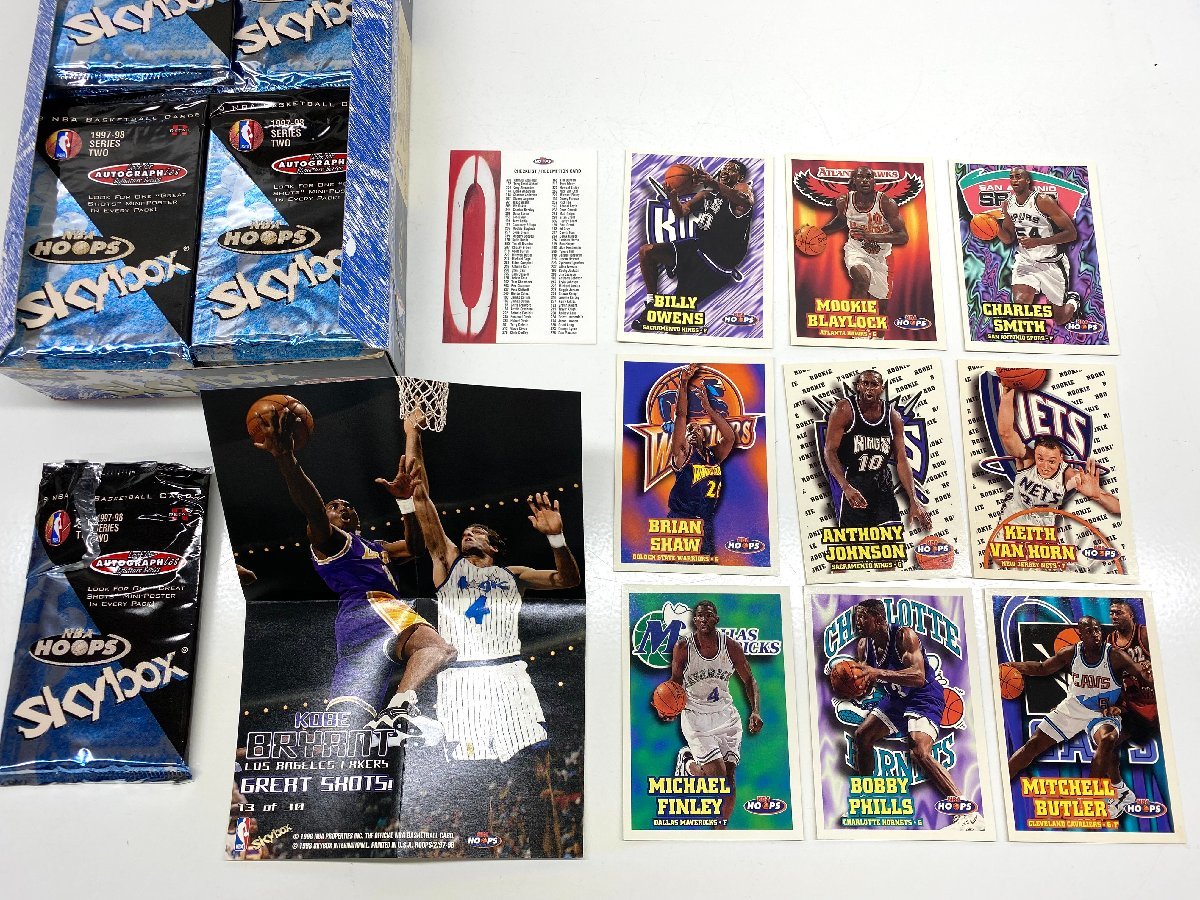 NBA HOOPS Skybox Look for AUTOGRAPH ics Signature Series 1997-98 22パック 箱 トレーディングカード バスケットボール スカイボックス