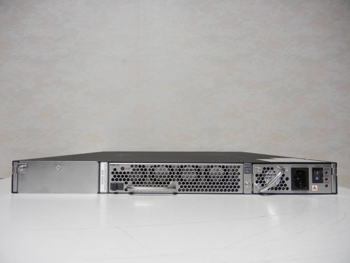 * used AlaxalA AX3830S-44XW (AX3830-44XW-L) 10 Gigabit Layer 3 switch the first period .