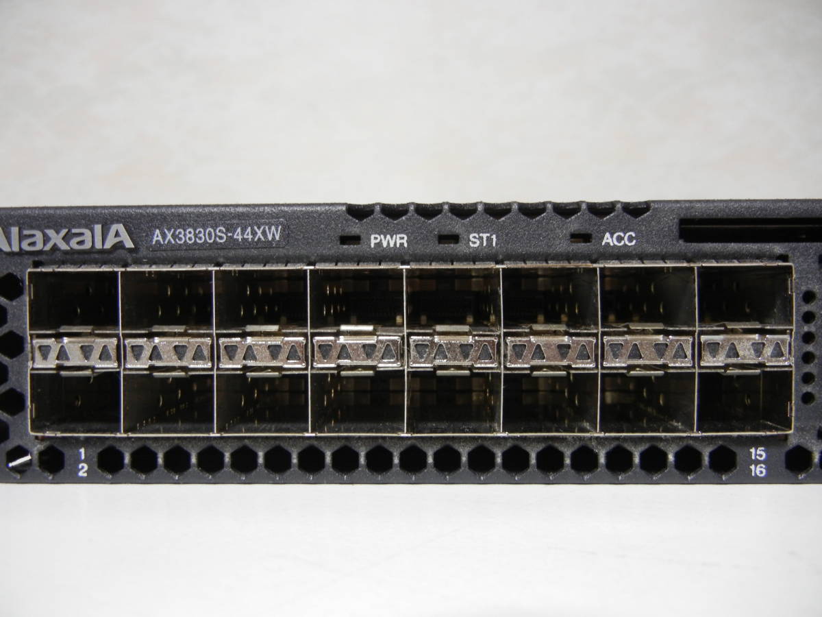 * used AlaxalA AX3830S-44XW (AX3830-44XW-L) 10 Gigabit Layer 3 switch the first period .