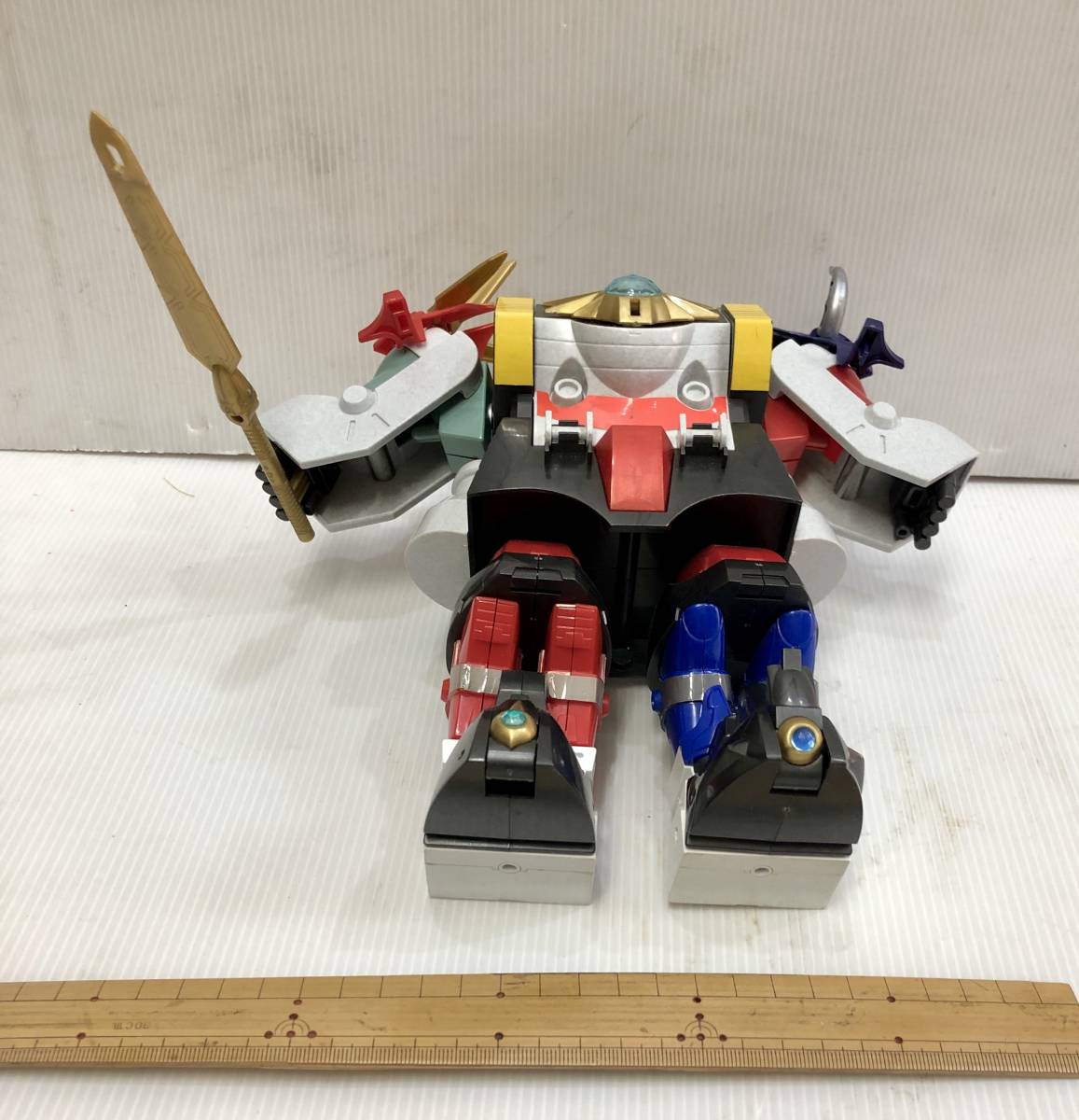 元祖SDガンダム/六神合体 超機甲神ガンジェネシス/組立済み/希少/当時物/USED品（画像参考）_画像6