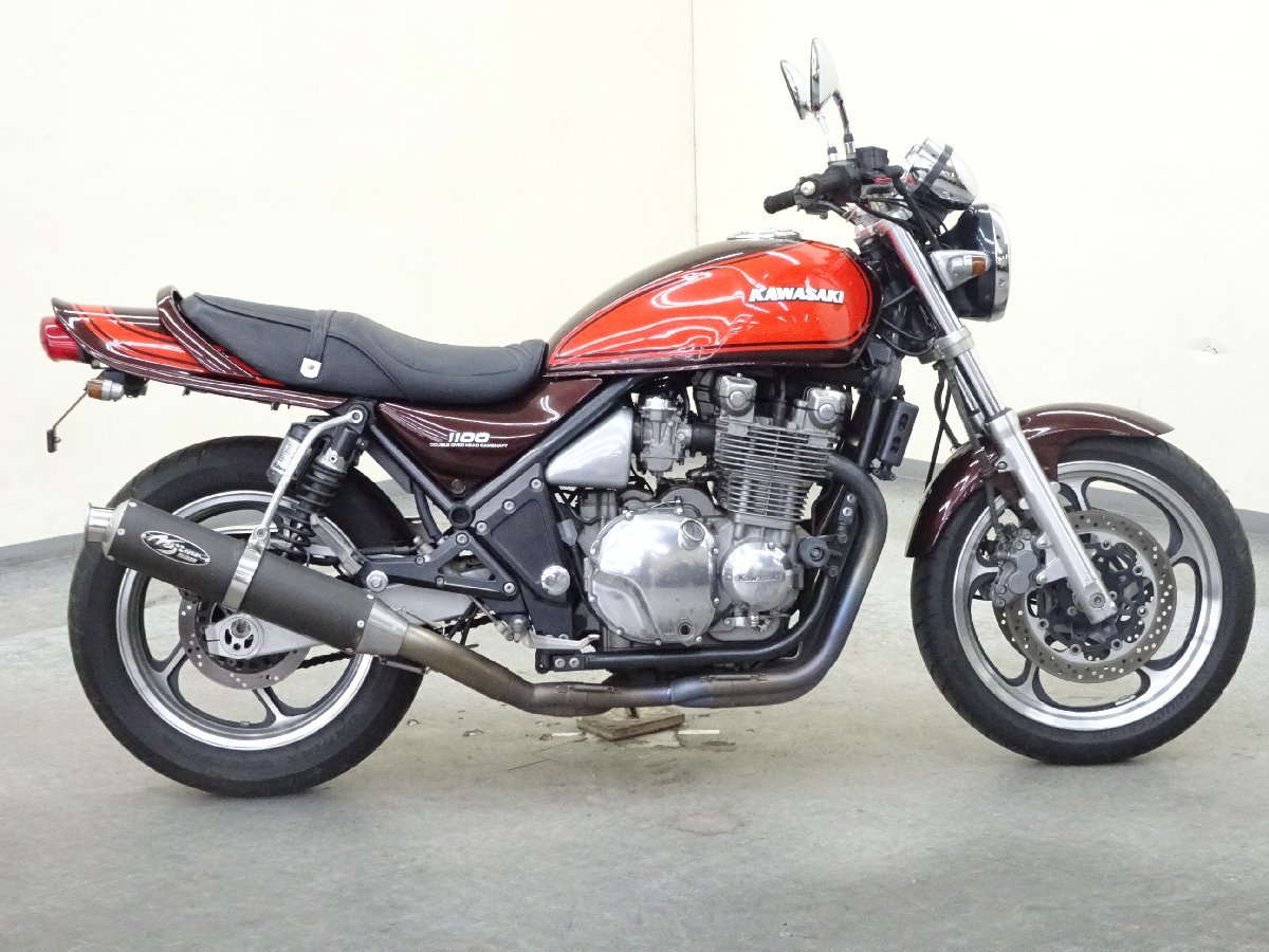 KAWASAKI ZEPHYR 1100【動画有】ローン可 ZRT10A 社外マフラー ゼファー 空冷 4気筒 カワサキ 車体 売り切りの画像4