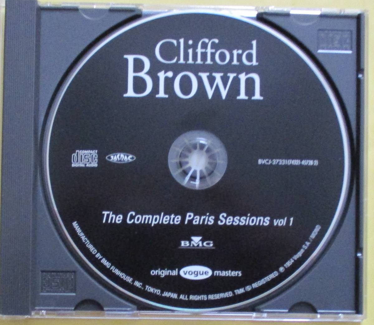 Clifford Brown ＂ The Complete Paris Sessins vol.1 ”　日本製CD_画像4