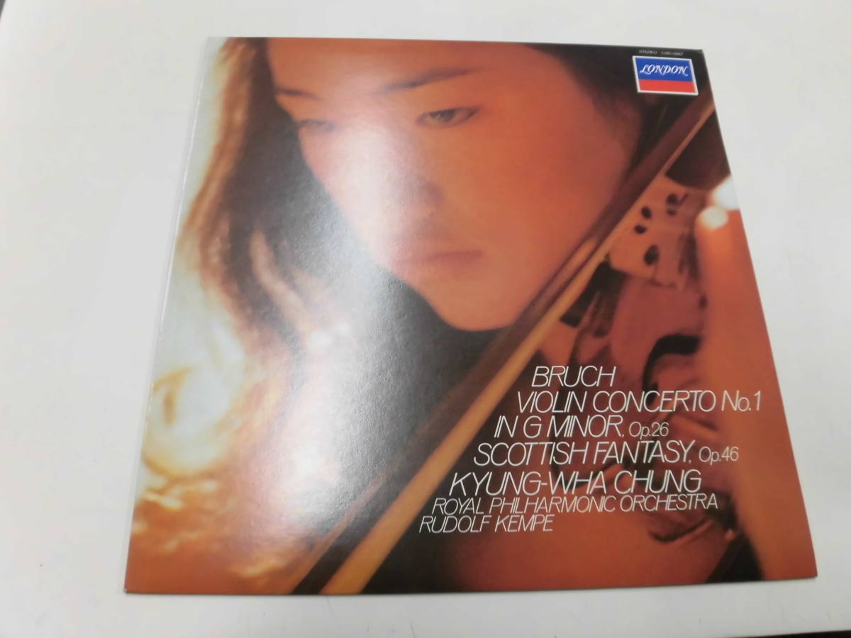 LP ブルック：ヴァイオリン協奏曲第１番ト短調、Op.26/チョン・キョンファ（ヴァイオリン）_画像1