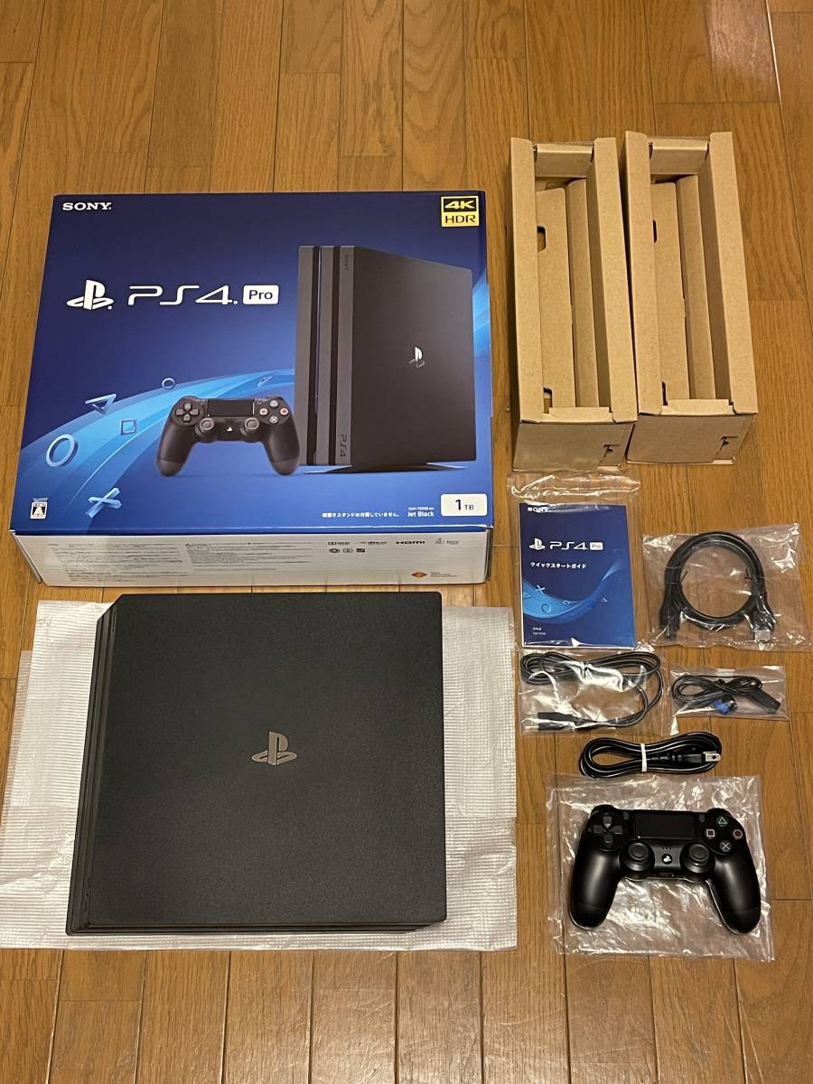 PS4 Pro body set 1TB black SONY PlayStation4 CUH-7200B the first period . operation verification settled 