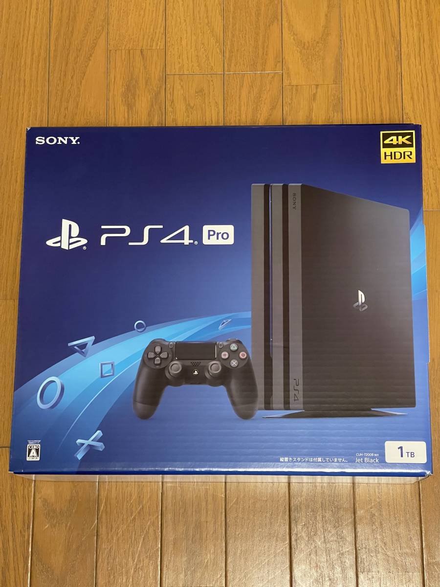 PS4 Pro 本体 セット 1TB ブラック SONY PlayStation4 CUH-7200B 初期化 動作確認済_画像9