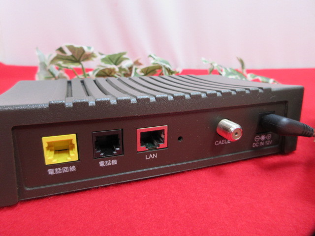 【OH7106/6】NEC ケーブルモデム モデム CM6560TV 12×4ｃｍ H17ｃｍの画像3