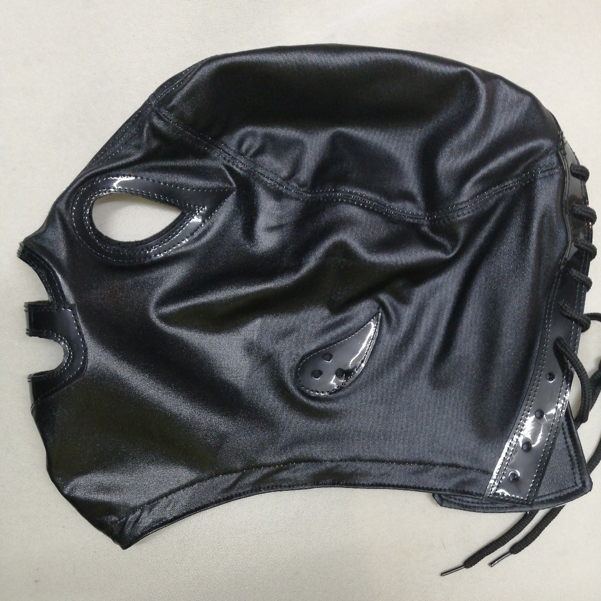 サント・ネグロ　黒特殊　試合用マスク　メキシカンマスク伝説　ウンベルトモデル　_画像2
