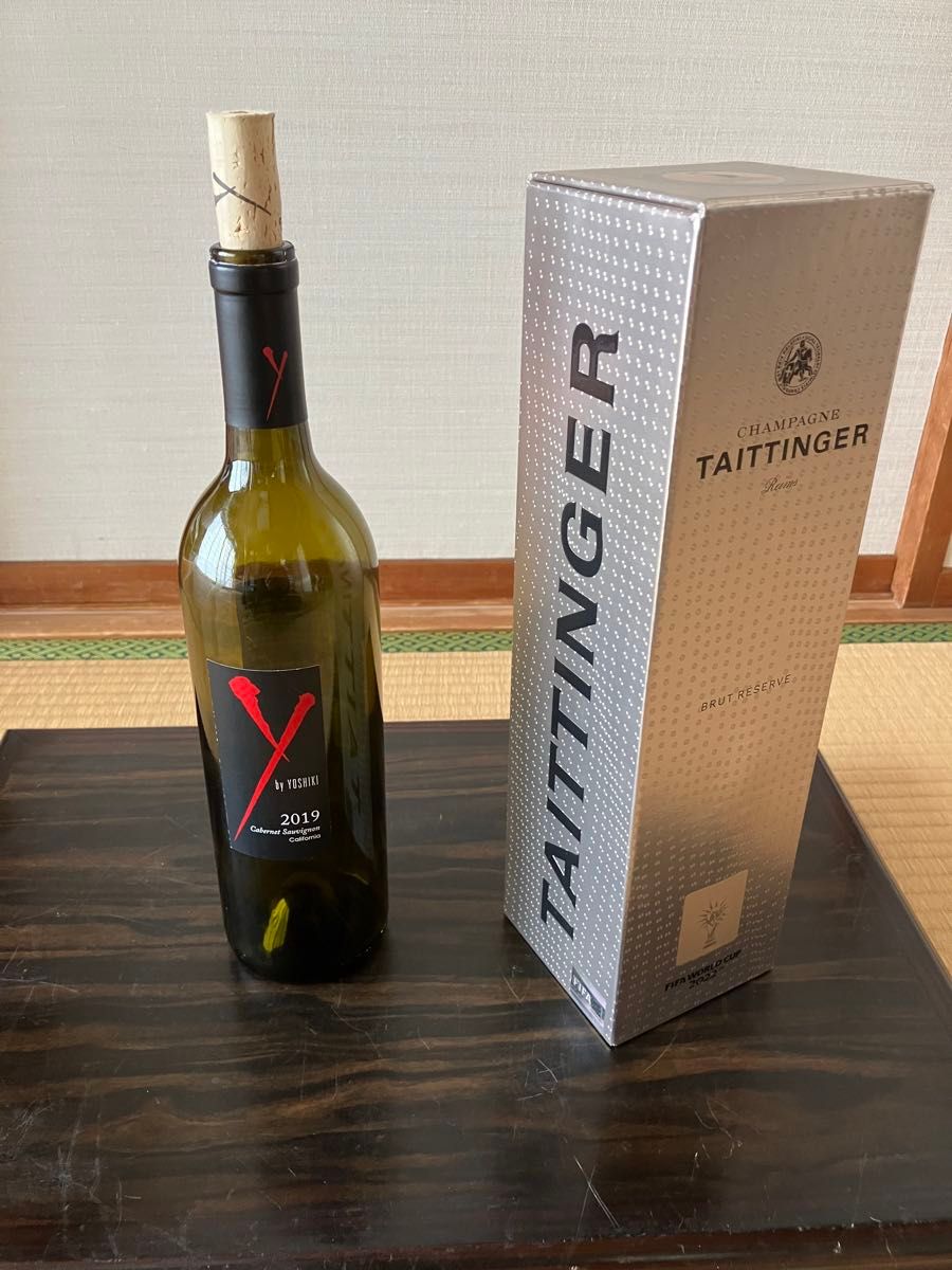 Y byYOSHIKI 2019 YOSHIKI プロデュース　赤ワインの空瓶。