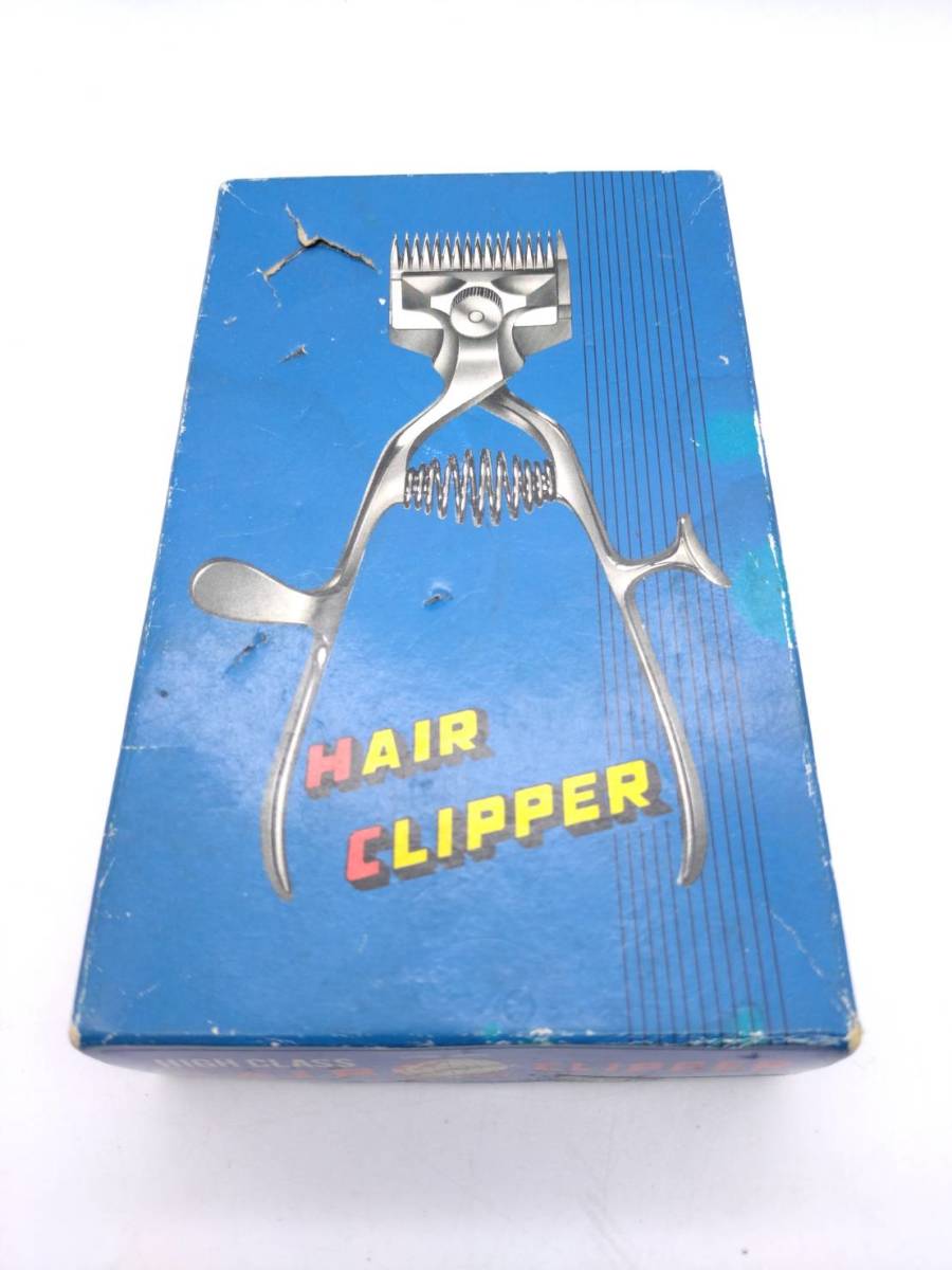 HAIR CLIPPER ヘアクリッパー/手動バリカン/2ｍｍ/レトロ/昭和/現状品/中古の画像1