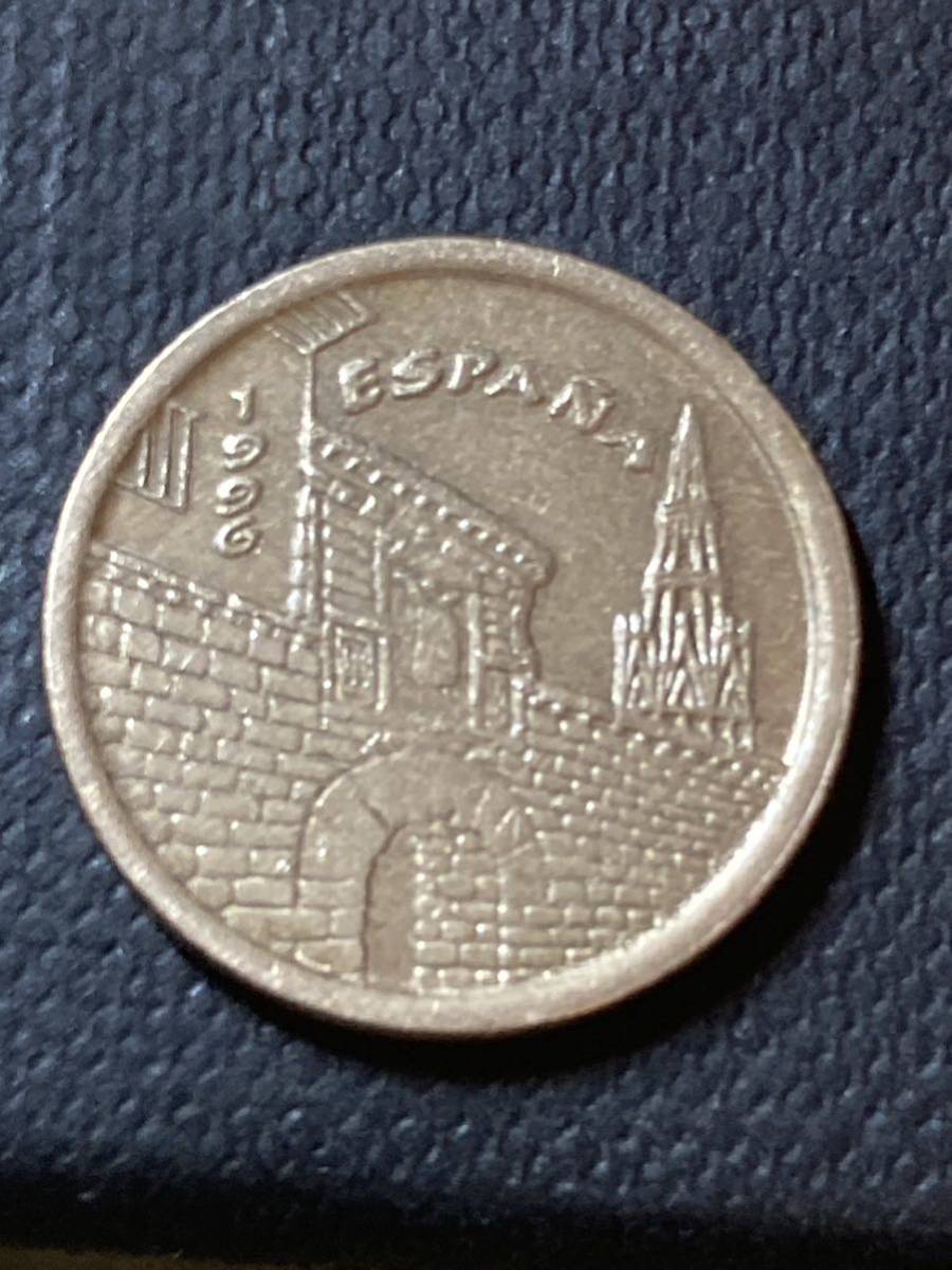 中古コイン 4枚/ スペイン / 5ペセタ(1993、1996、1997)と25ペセタ(1993)_画像6