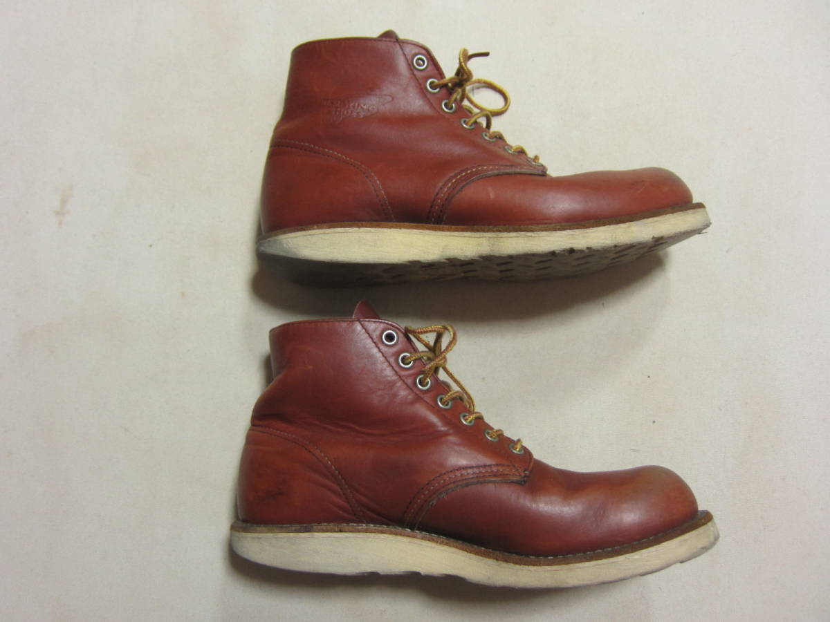 RED WING レッドウィング　アイリッシュセッター　IRISH SETTER 8166 7.5 D 25.5　プレーントウ_画像3