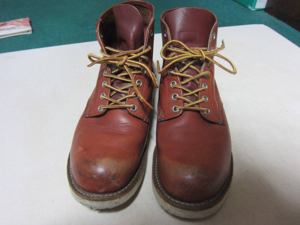 RED WING レッドウィング　アイリッシュセッター　IRISH SETTER 8166 7.5 D 25.5　プレーントウ_画像2