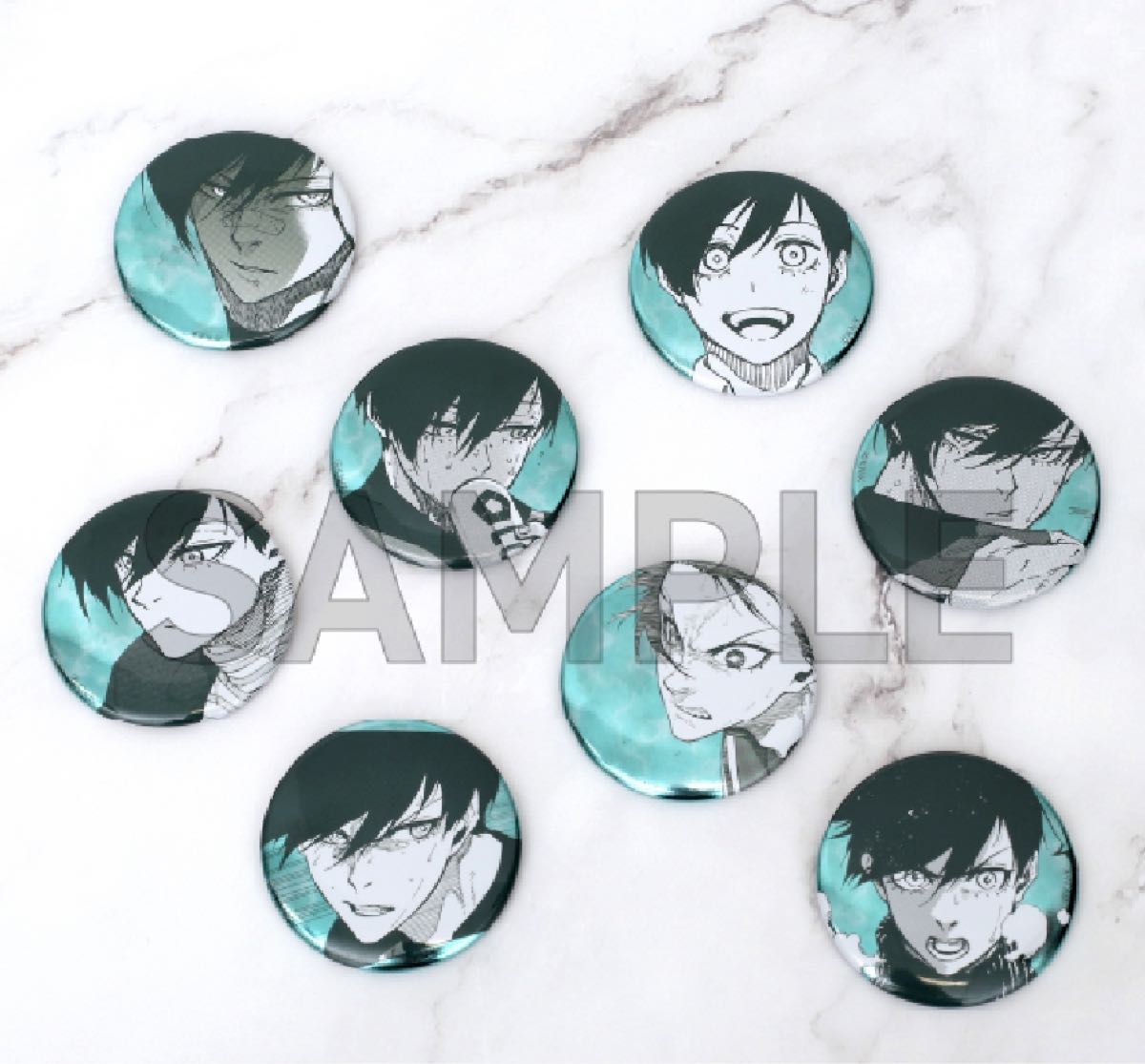 ブルーロック展 【糸師 凛】推しキャラバッジコレクション 全8種 ブルーロック展 【糸師 凛】推しキャラバッジコレクション 全8種