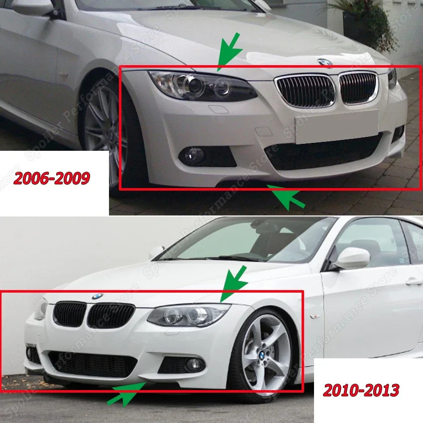 人気 BMW 3シリーズ用のフロントバンパー 車種E92 E93 M3 M-TECH チューニング用 2006-2009-2010-2013_画像2