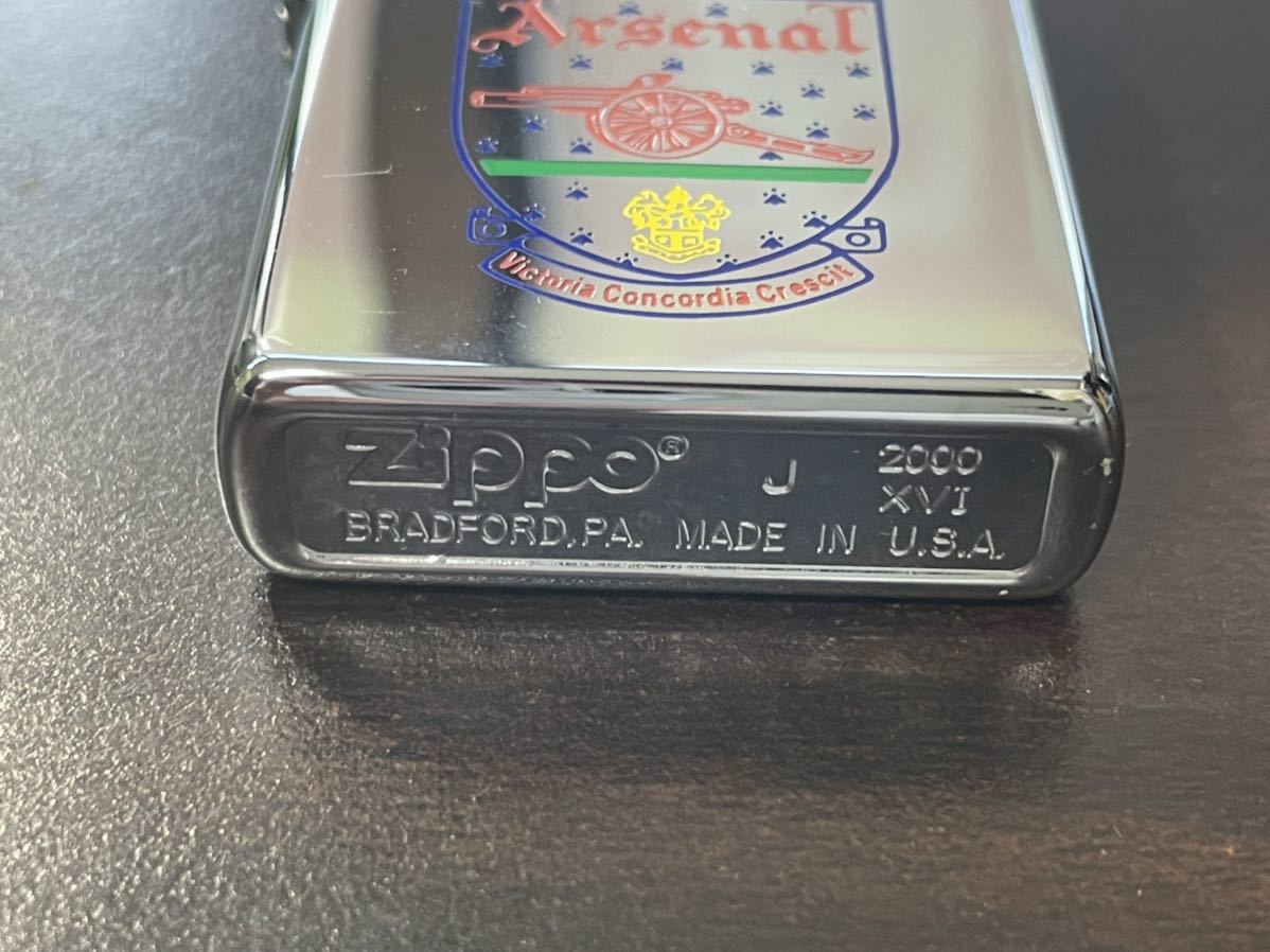 未使用 ZIPPO ジッポー Arsenal アーセナル オイルライター サッカー 喫煙具_画像3